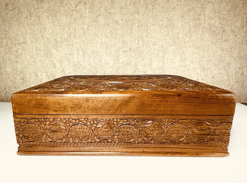 Walnut jewelry box - walnut,